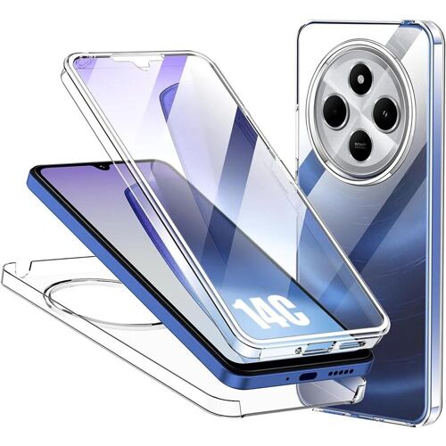 Coque Intégrale Pour Xiaomi Redmi 14c, Antichoc Anti-Rayures Protection Hybride Transparente - E.F.Connection