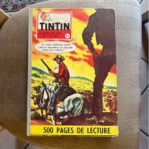 Reliure Du Journal De Tintin - 1960 (Janvier À Mars) - N° 586 À 595