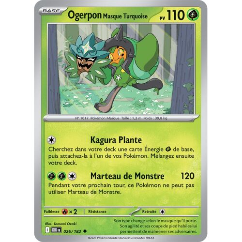 Ogerpon Masque Turquoise - 026/182 - Rivalites Destinees