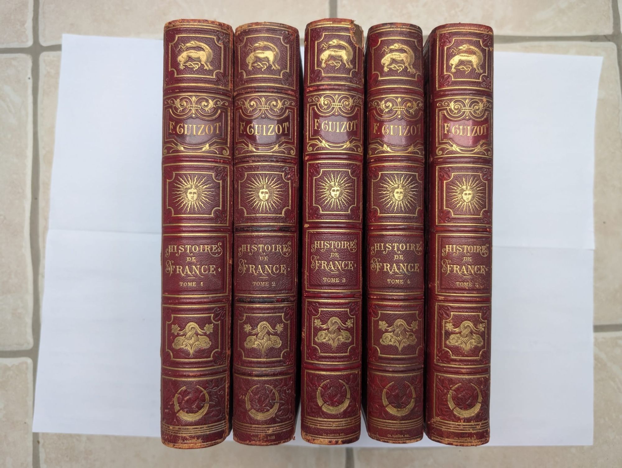 Guizot Histoire De France Hachette pas cher - Meilleures