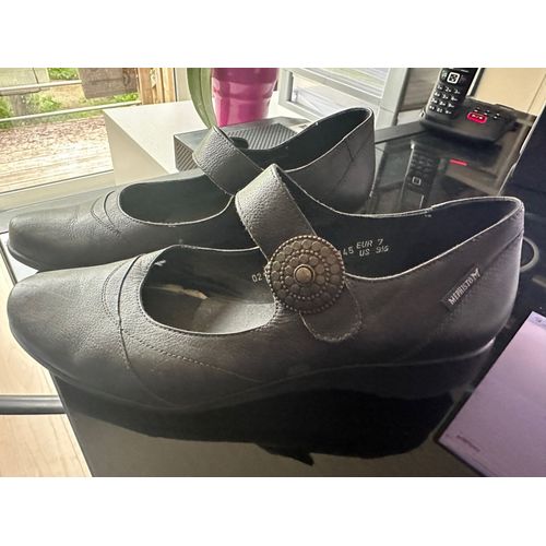 Chaussures Mephisto Mobilis Cuir Noir Taille 6 1/2