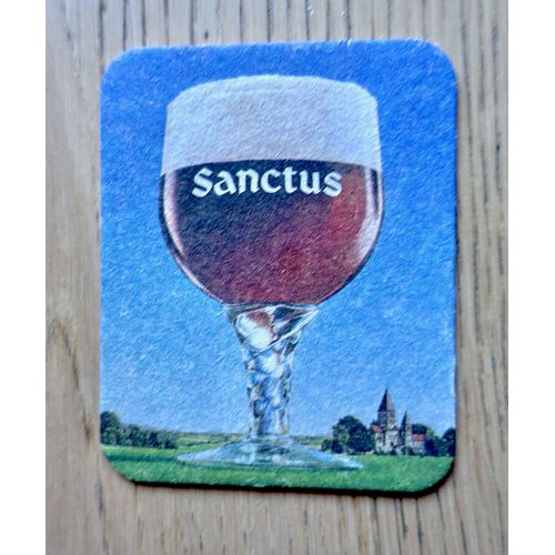 Sous-Bock Bière Belge Sanctus. Dominicains. Rare.