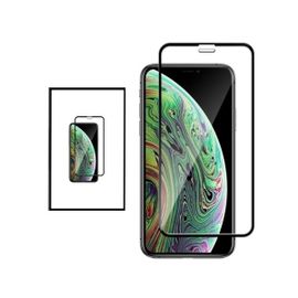 Kit 2 Film De Verre Trempé 5d Full Cover Pour Iphone 5