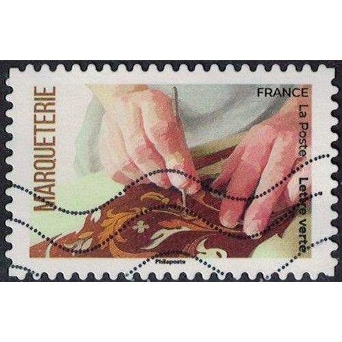 France 2023 Oblitéré Used Métiers D'excellence Marqueterie