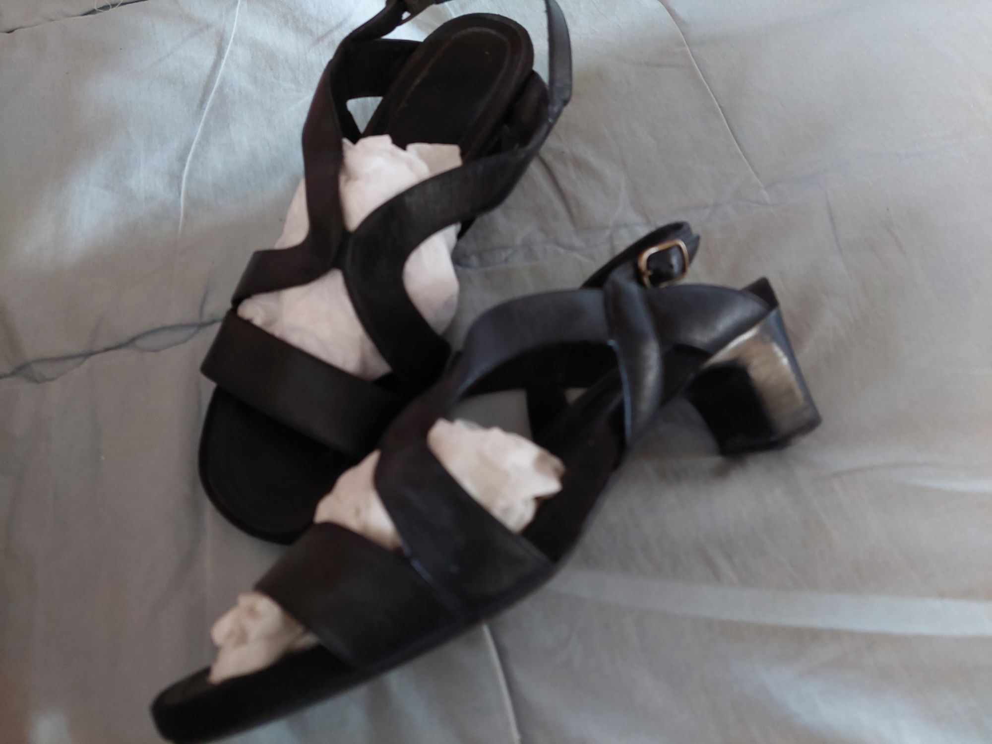 Nu Pied Femme T39 Cuir Noir