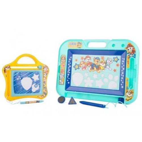 Pat Patrouille - Pack 2 Ardoises Magiques Chiots Heros Du Sauvetage - Tablette Dessin Magnetique Enfant - Set Creatif Et Carte