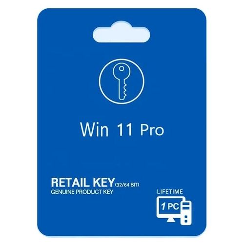 Licence Windows 11 Pro Retail -Clé D Activation Windows 11 Pro En Ligne