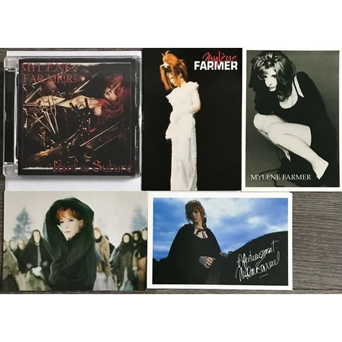 Mylene Farmer Point De Suture Cd + 4 Cartes Postales