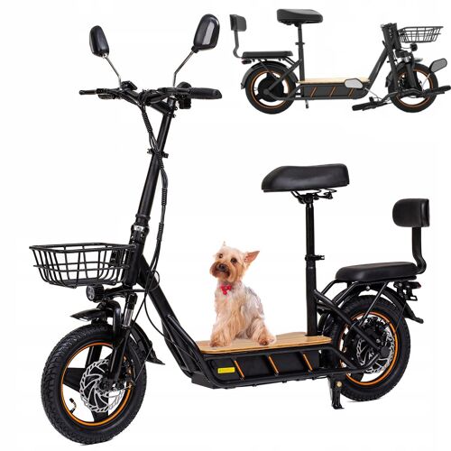 Trottinette Électrique Kukirin C1 Pro 120kg 45km/H 500w 48v 26ah Avec Panier À Légumes Pour Maintenir Les Objets Pour Une Utilisation Facile Outdoor Picnic Bike