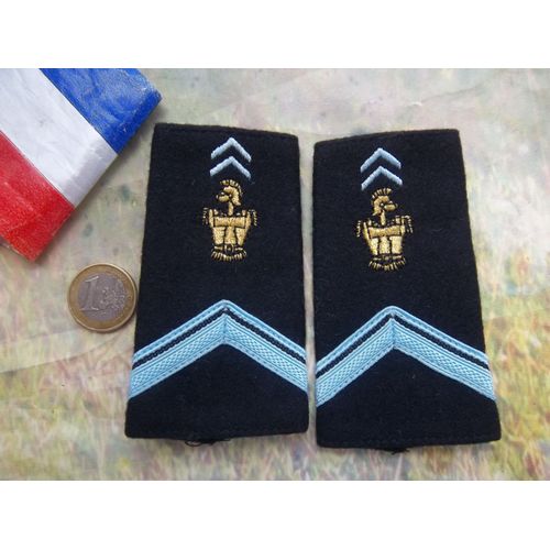 Lot Épaulettes Militaire Transmission 1ére Classe Adl