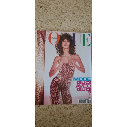 Magazine Vogue Paris. N 1019. Août 2021.