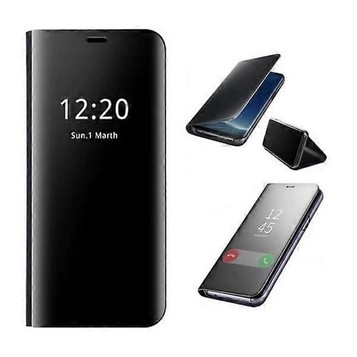 Coque Samsung Galaxy S21 Ultra Clear View avec fonction tactile noir