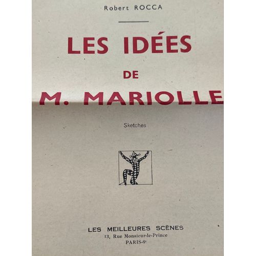 Les Idées De M Mariole Sketches Robert Rocca 