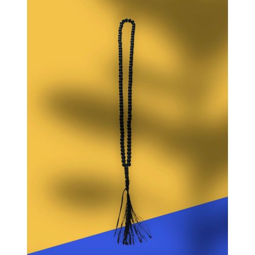 Collier Sautoir Perles Bois Agrumes Maroc