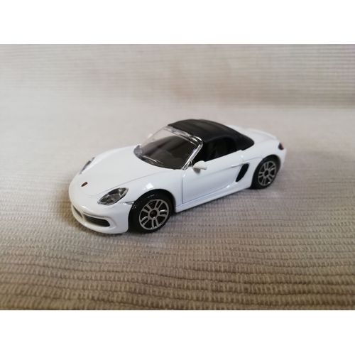 Voiture Porsche 718 Boxster Blanche 1/64-Majorette