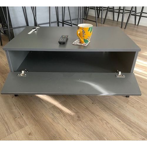 Table Basse Anthracite Et Noir