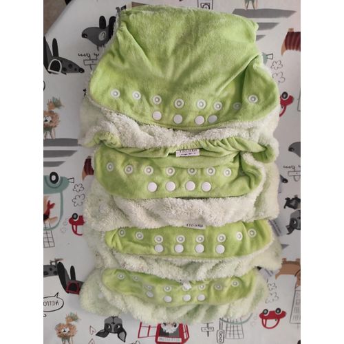 Lot De 4 Couches Lavables P'tit Technic T2