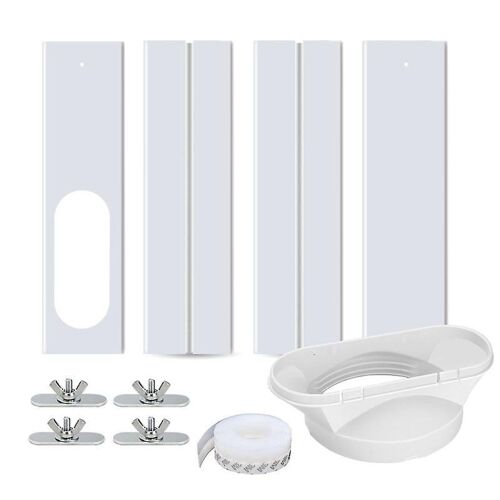 Kit De Ventilation Pour Climatiseur - Pvc, Plaques Réglables, Installation Facile, Fixation Sécurisée, Optimise La Circulation De L'air
