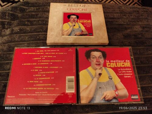 Cd = Le Best Of De Coluche En Coffret - 14 Titres - Édition Lederman - 1997