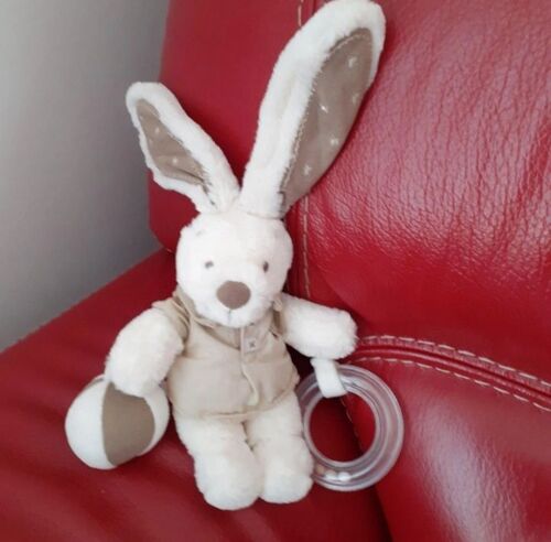 Pomette:Peluche Lapinou *stimulation auditive/visuelle