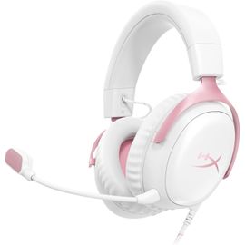 Casque Gaming Filaire Hyperx Cloud Iii Blanc/Rose