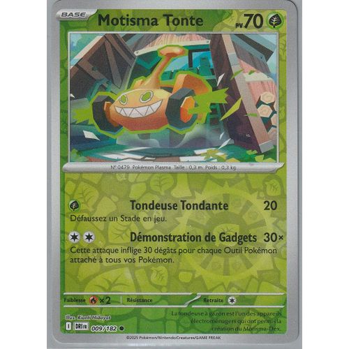 Carte Pokémon - Motisma Tonte - 009/182 - Reverse - Ev10 Rivalités Destinées