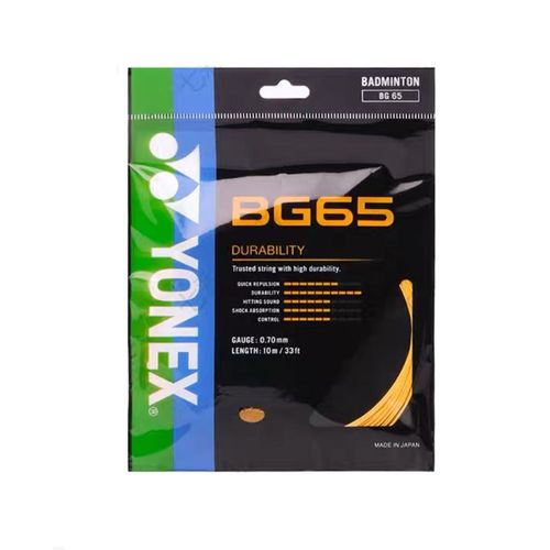 Ligne De Raquette Yonex Bg65 Orange Version Champion