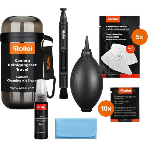 LETNERNY-Kit Nettoyage Appareil Photo Voyage, 7 En 1 Kit De Nettoyage Appareil Photo Reflex Avec Lenspen/Soufflette Photo/Chiffons/Liquide Objectif Accessoire Photo De Nettoyage Pour Nikon Canon