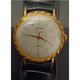 Montre Herma Plaqué Or Mécanique