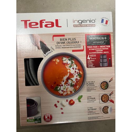 Coffret 3 Casseroles Induction Tefal