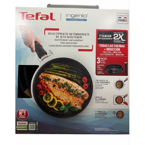 Coffret 2 Poêles 24/28cm + 1 Manche Induction Tefal