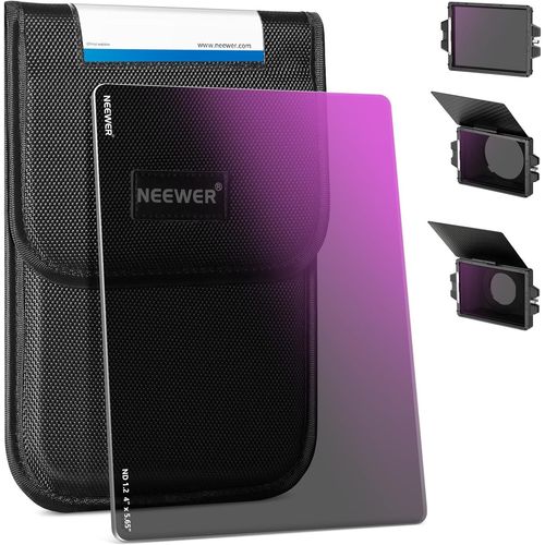 NEEWER Filtre ND carré ND1.2(4 arrêts), Filtre à densité Neutre 4" x5.65" Compatible avec Tilta Compatible avec SmallRig Matte Box, Verre Optique HD Multicouche Fin/6.25% de Transmission de la lumière