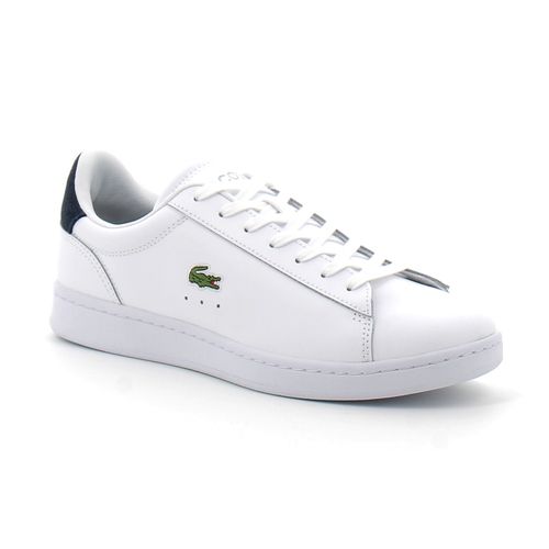 Lacoste Basket Homme En Cuir Carnaby Set Blanc