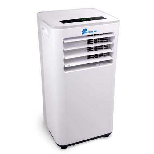 Lifetime Air Climatiseur Mobile, Ventilateur et Déshumidificateur - Rafraîchisseur 65dB - Jusqu'à 60m2 - Télécommande - 9000BTU