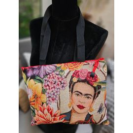 Sac en tissu motif Frida Kahlo