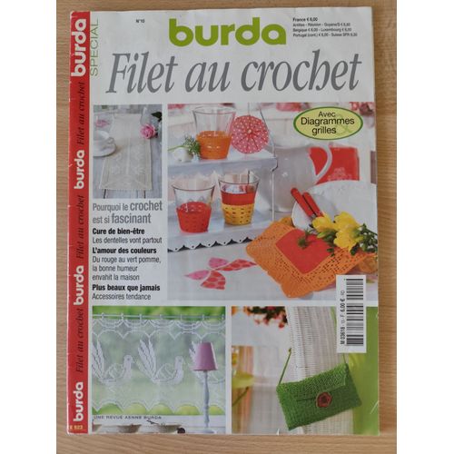 Filet Au Crochet Burda N°10