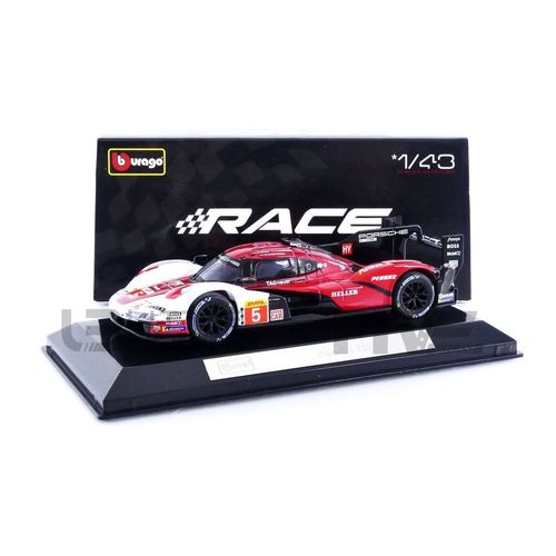 Bburago 1/43 - Porsche 963 38309w/R-Bburago