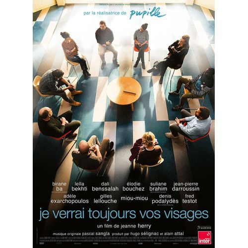Je Verrai Toujours Vos Visages - Véritable Affiche De Cinéma Pliée - Format 40x60 Cm - De Jeanne Herry Avec Adèle Exarchopoulos, Leïla Bekhti, Gilles Lellouche, Élodie Bouchez - 2023
