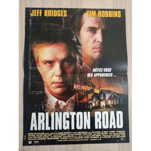 Arlington Road - Véritable Affiche De Cinéma - État Neuf, Jamais Affichée. Dimensions 40x54 Cm - Film De Mark Pellington, Avec Tim Robbins, Jeff Bridges, Joan Cusack, Hope Davis - Poster - Année 1999