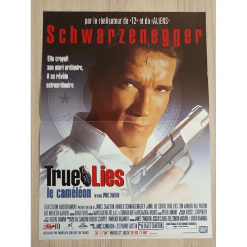 True Lies - Véritable Affiche De Cinéma - État Excellent. Dimensions 40x54 Cm - Film De James Cameron, Avec Arnold Schwarzenegger, Jamie Lee Curtis, Tom Arnold, Bill Paxton - Poster - Année 1994