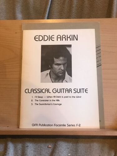 Eddie Arvin Classical Guitar Suite Partition Gfa Publication F-2