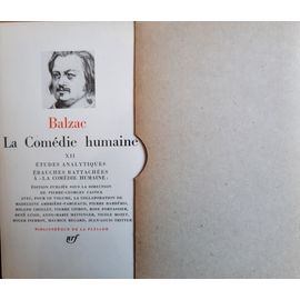 Balzac Pleiade Comedie Humaine - Meilleures offres neuf et
