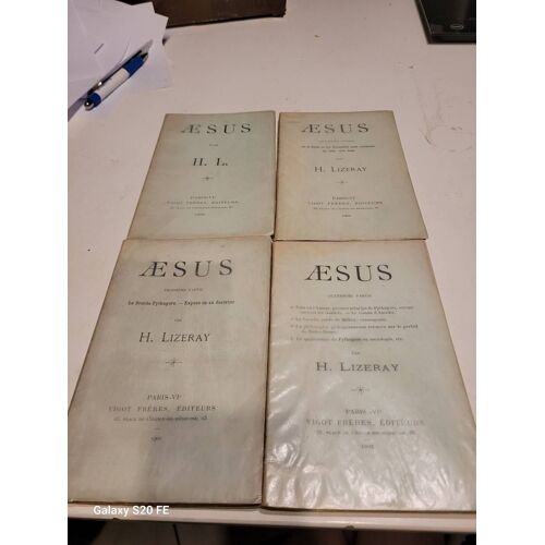 Aesus En 4 Parties .... H. Lizeray ... Celte, Druides ....