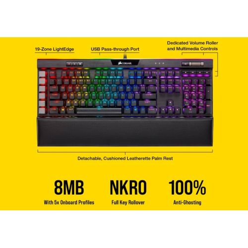 Clavier Corsair K95 RGB Platinum - MX Speed