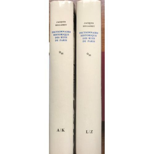 Dictionnaire Historique Des Rues De Paris - 2 Vol.