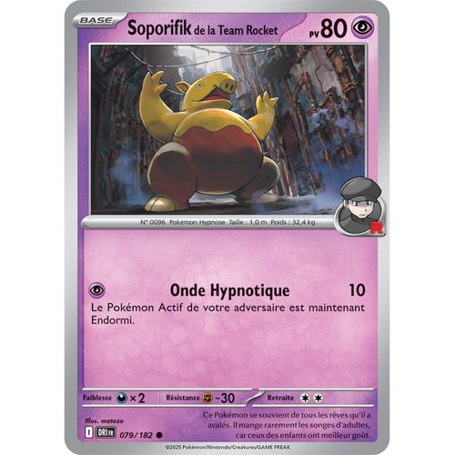Soporifik De La Team Rocket - 079/182 - Rivalites Destinees