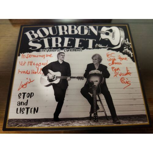 Bourbon Street - Stop And Listen - Cd Dédicacé