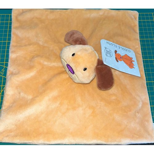 Doudou chien plat oeko tex konimpex BV cuddle cloth dog baby 