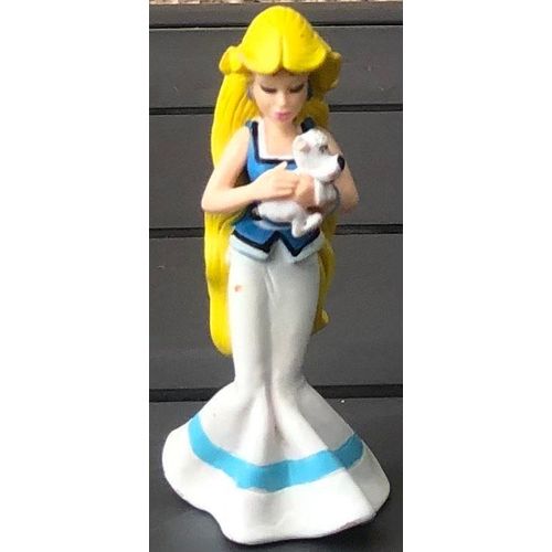 Figurine Falbala Avec Idéfix Plastoy, Astérix Et Obélix, Uderzo, Goscinny, Bd, Bande Dessinée