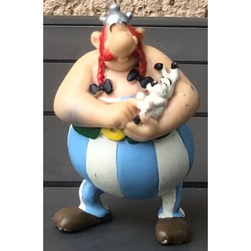 Figurine Obélix Et Idéfix Plastoy 1997, Uderzo, Goscinny, Astérix Et Obélix, Bd, Bande Dessinée